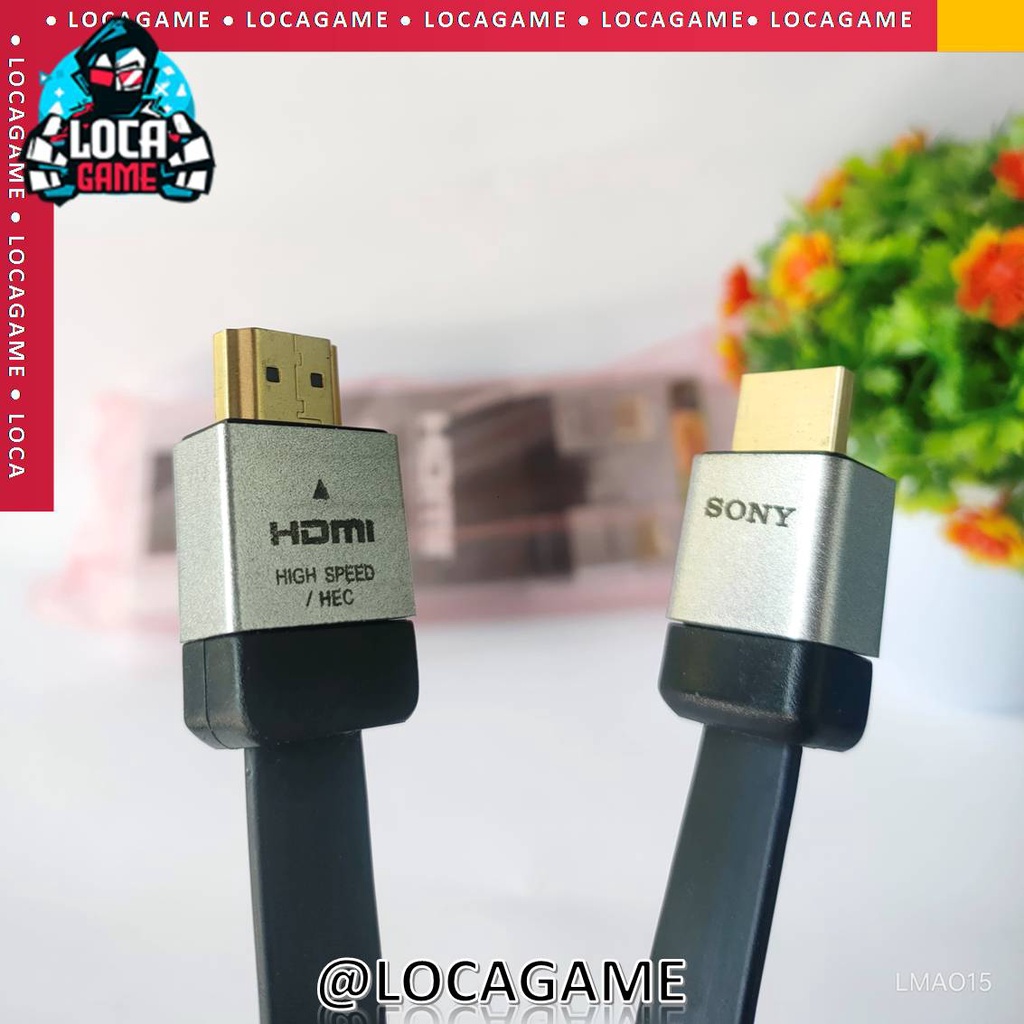 KABEL HDMI HIGH SPEED HDMI RESOLUSI 4K MERK SONY UNTUK PS3 PS4 PS5 DLL