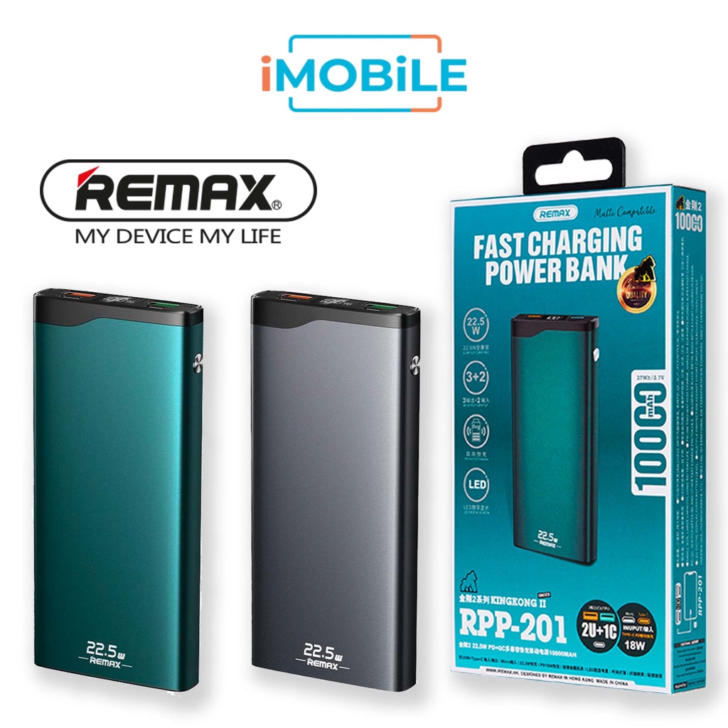 POWERBANK REMAX | FAST CHARGING | KINGKONG RPP-201 | 10000MAH