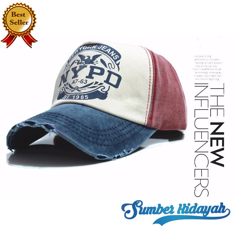 NYPD Topi Baseball Snapback Model NYPD - S8R