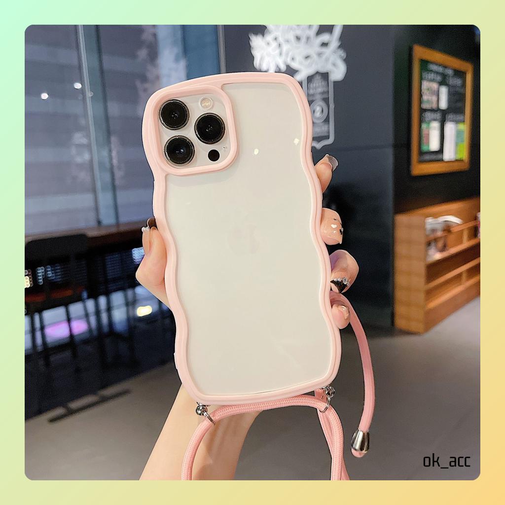 Case Tali Panjang Casing For Iphone 7+ 8+ Plus X Xs Xr Max 11 12 13 14 Pro Max 14+ 14Plus FJ08 DY11 Bahu selempang