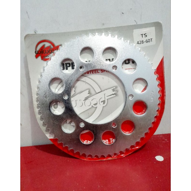 Gir Gear Belakang Suzuki TS 125 TS125 428 60T Wilwood