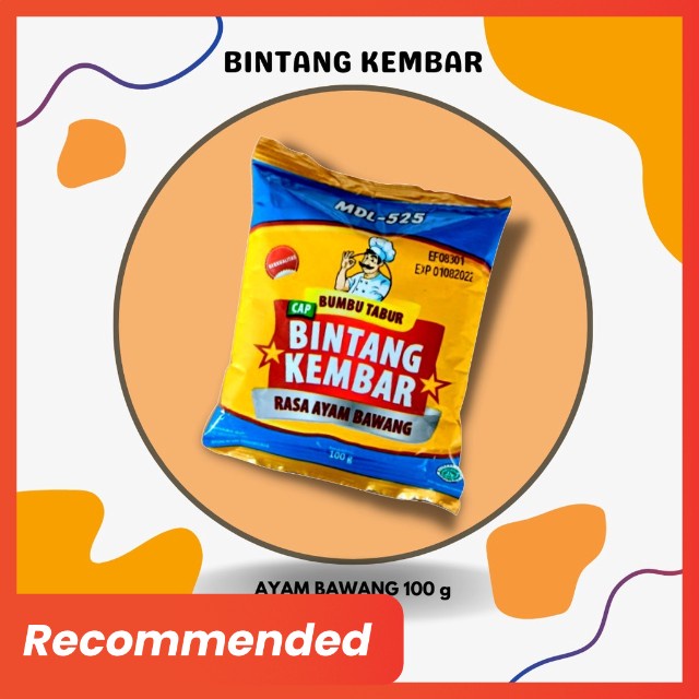 

ATOM BINTANG KEMBAR - Bumbu Tabur Dan Dapur Bubuk Penyedap Aneka Rasa Ayam Bawang Kemasan 100grm