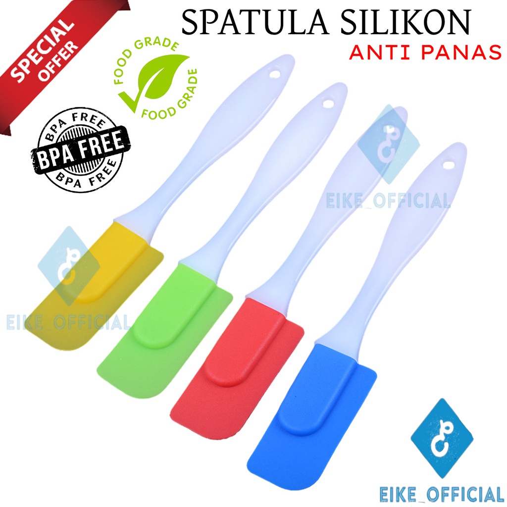 [EIKE] SPATULA SILIKON ANTI PANAS / SPATULA KUE / SPATULA SILICONE SILIKON / SPATULA OLES / SPATULA