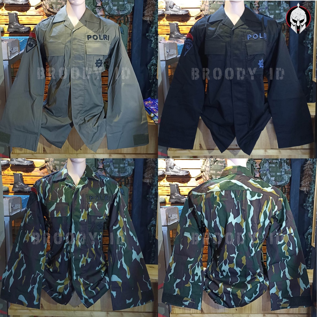Baju PDL Taktikal Jatah Brimob Terbaru
