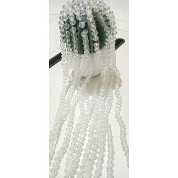 Payet cristal ceko gepeng 8mm. mutiara