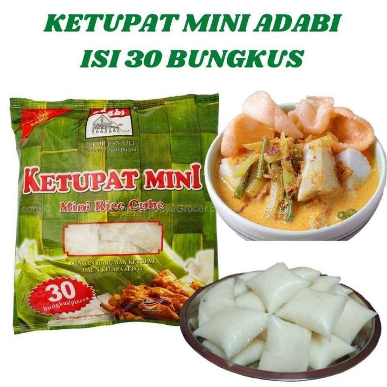 

Recomended.. Ketupat mini adabi 1 pak isi 30 x 20 gram 7EJ