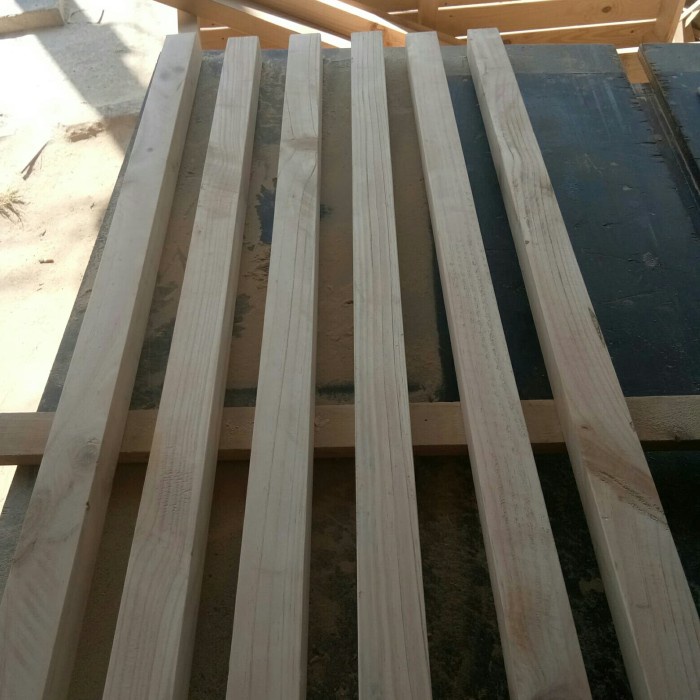 Papan Kayu Kaso 2x4cm Panjang