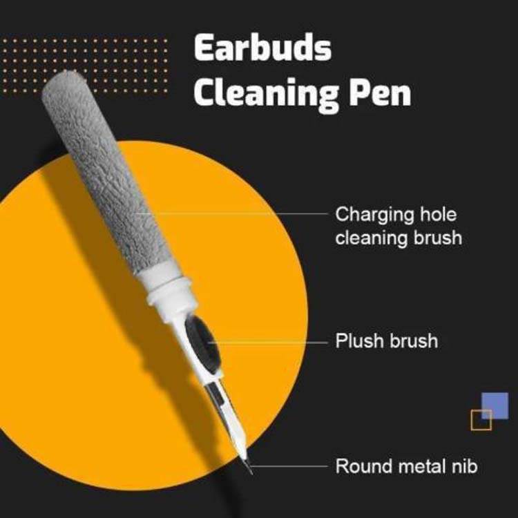 Bluetooth Earphone Cleaner Kit Untuk Airpods Pro 1 2 3 Earbuds Case Cleaning Pen Brush Alat Untuk Xiaomi Huawei Lenovo Headset