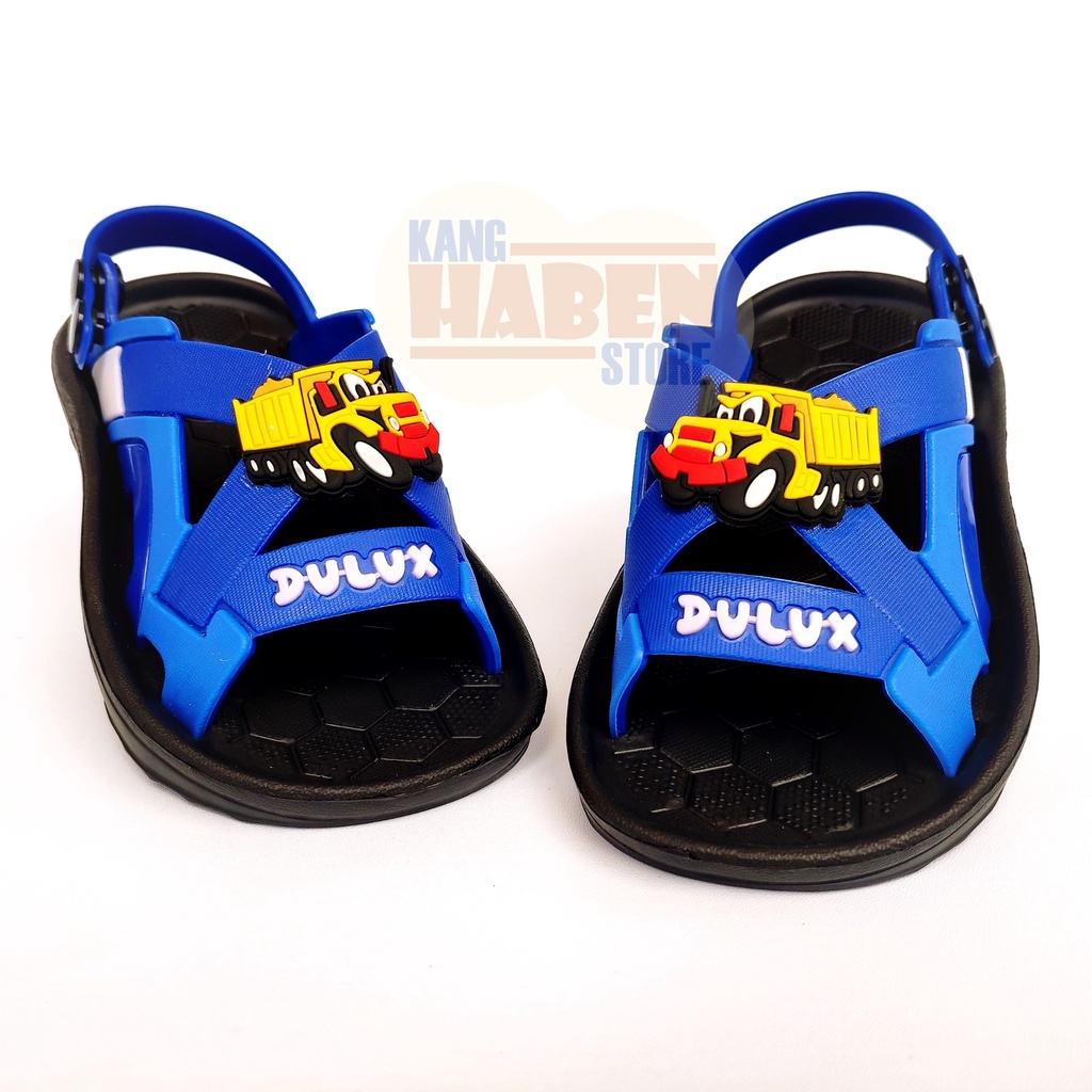 Habenkids Sandal Keren Anak Balita Cowok Karakter Mobil Lucu 309NEW