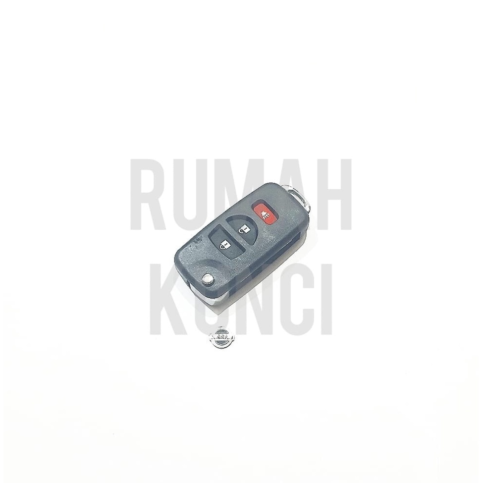 Flip Key Kunci Lipat Casing Kunci Nissan 3 Tombol Xtrail Grand Livina Xgear XV