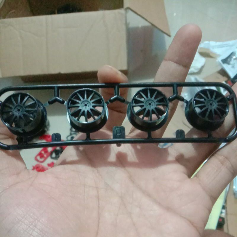 rep tamiya velg fin viber medium ( bahan viber)