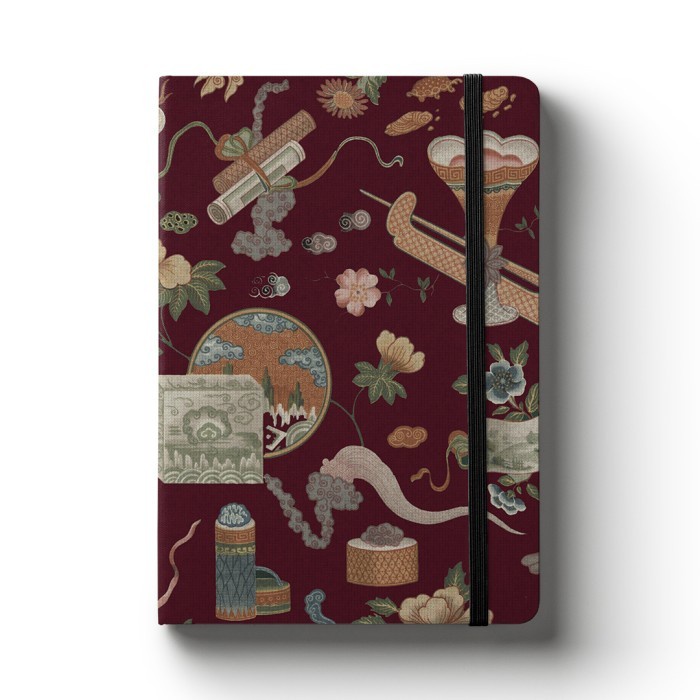 

Notebook A5 Adrian Gan Maroon (Lined Notebook) By Papermark