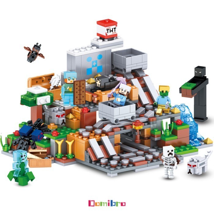 Brick Edukasi Mainan Anak Laki Laki Minicraft Lego Minecraft City My World