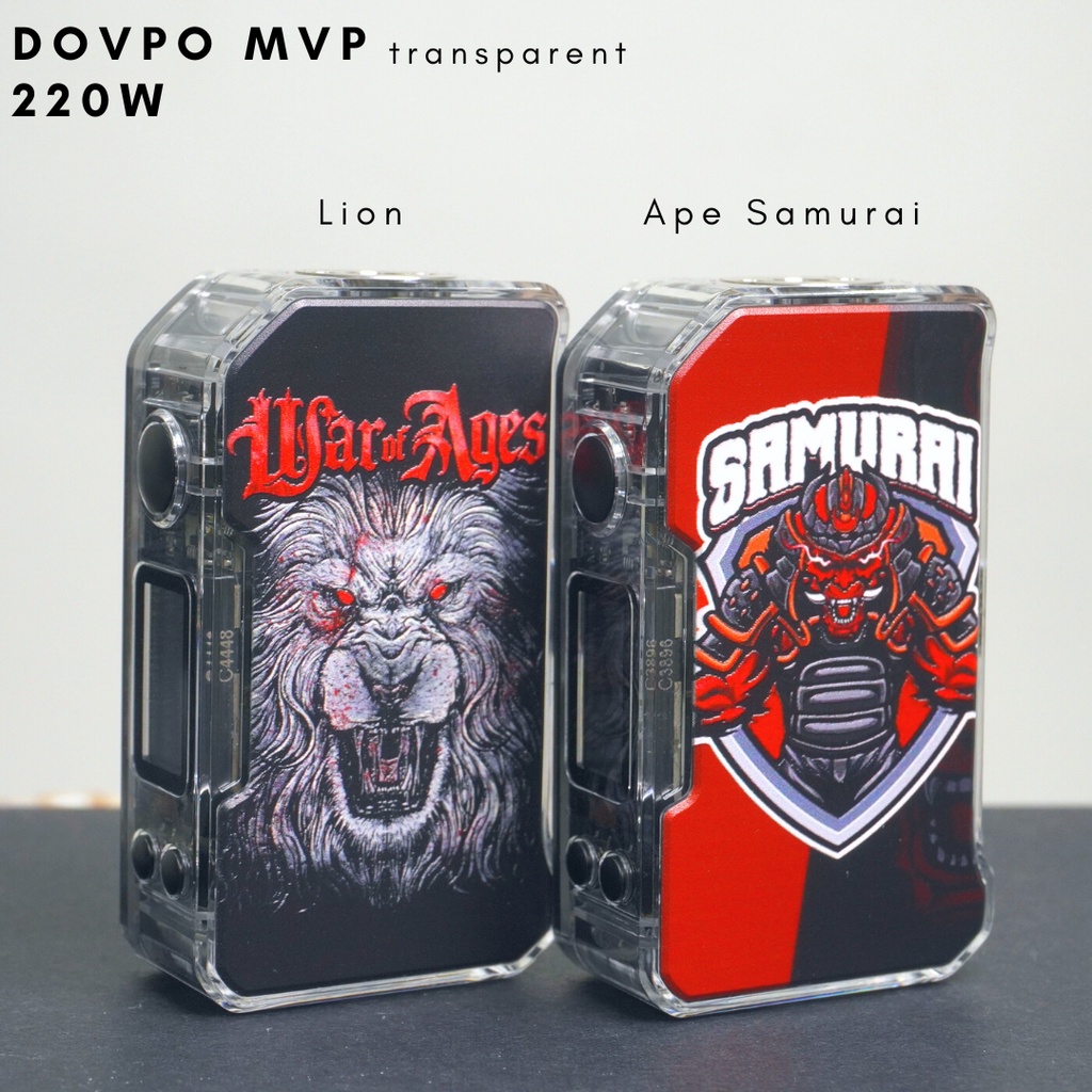 Mod Vape Vapor Dovpo MVP 2023 Clear Edition 220W Authentic By Dovpo