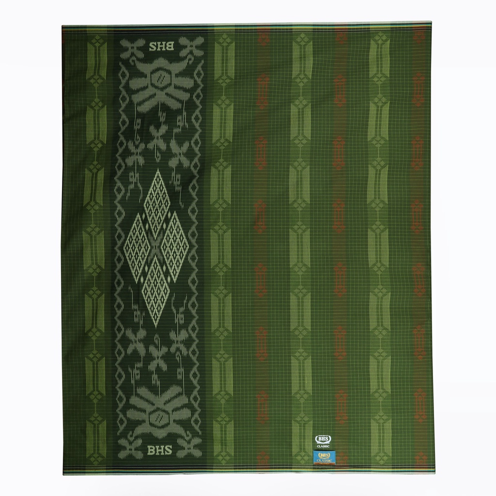Sarung BHS Classic Gold Motif DKB Hijau / BHS DKB GOLD