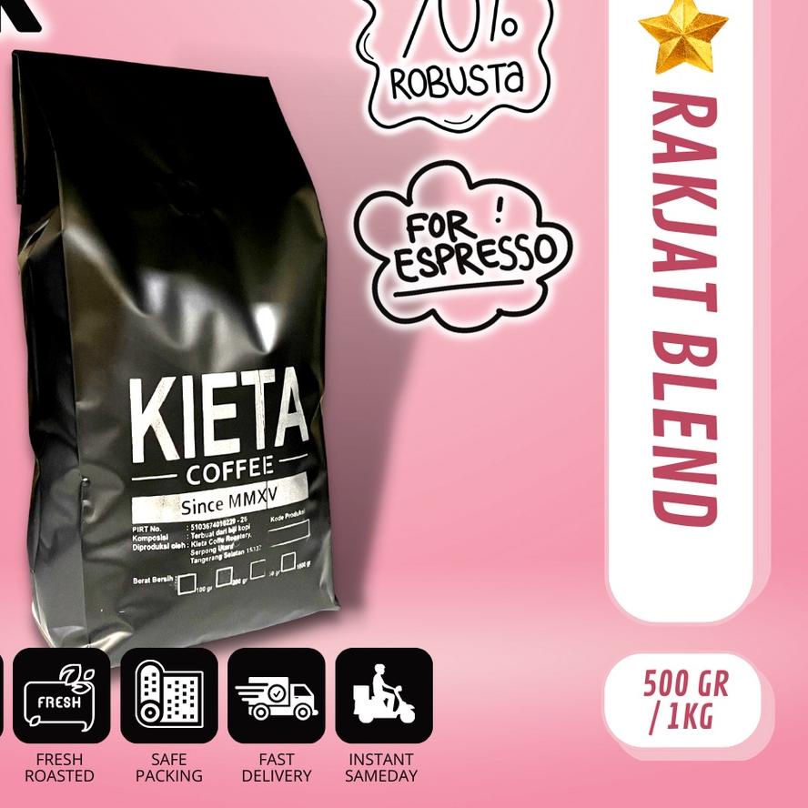 

✴ Biji Kopi Rakjat Espresso Blend 1kg ☊