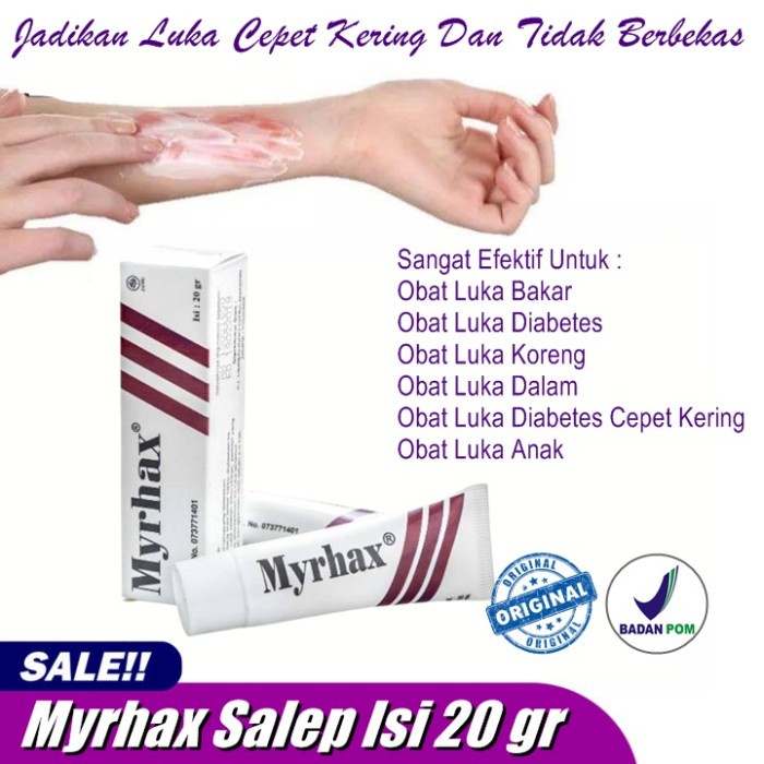 

Terlaris Myrhax Salep akibat luka bakar dan diabetes ampuh isi 20 gr