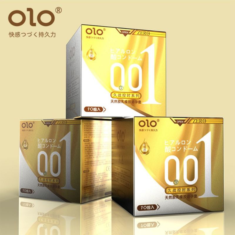 KONDOM OlO 001 Condom OLO Super Tipis Natural Privasi Aman