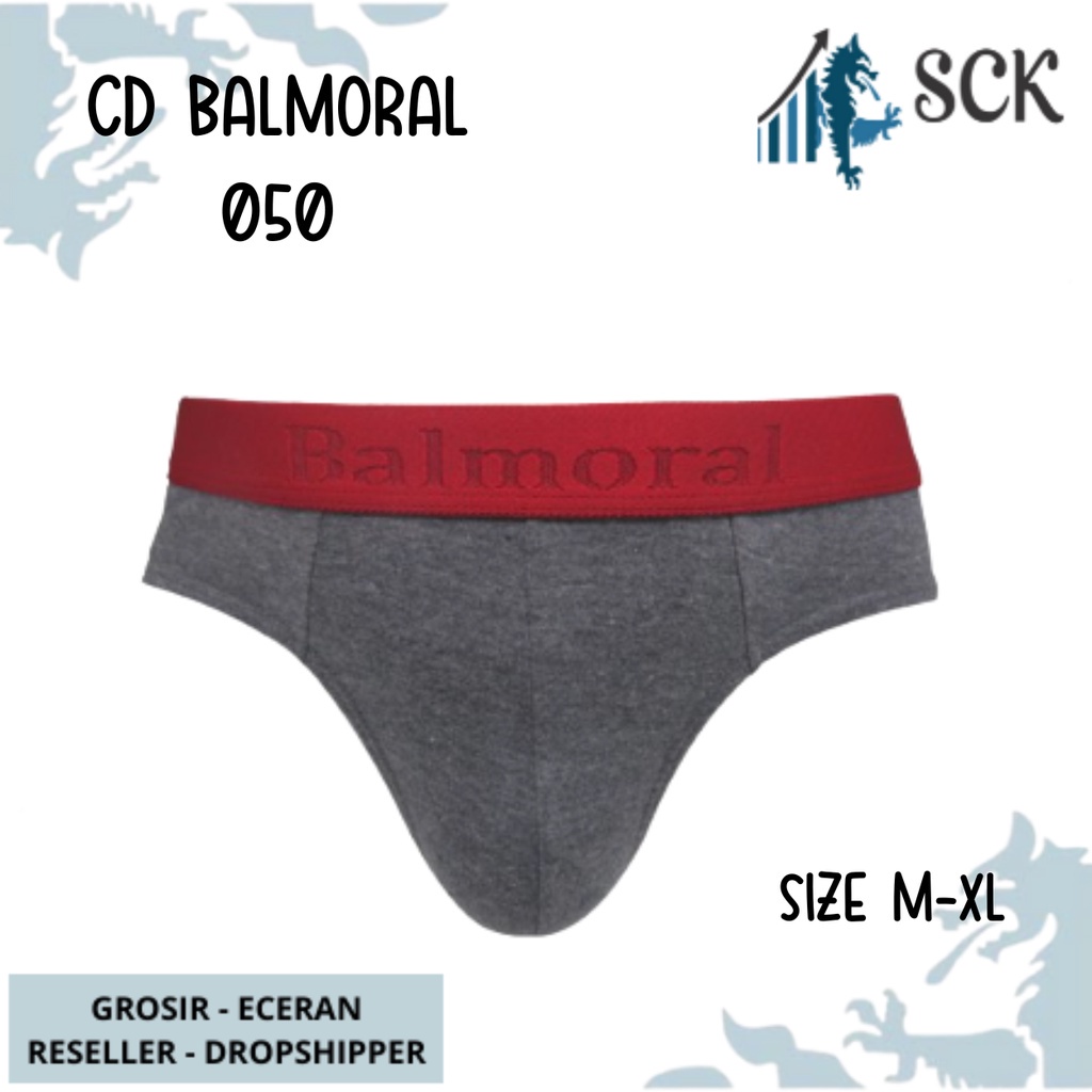 [ISI 3] CD Pria BALMORAL 050 Karet Boxer / Pakaian Dalam Cowok / Olahraga - sckmenwear GROSIR