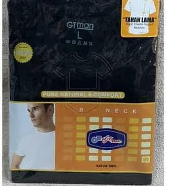 ➨ Kaos Oblong GTMan Hitam Kaos Dalam GT Man Pakaian Dalam Pria GT-Man ♞