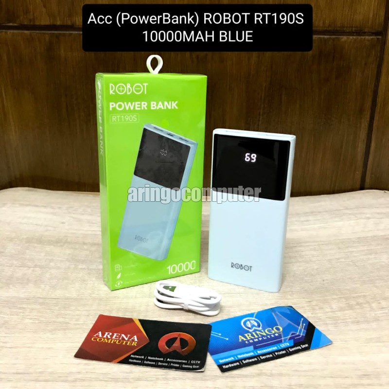 Acc (PowerBank) ROBOT RT190S 10000MAH BLUE