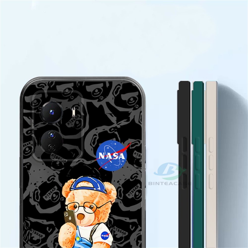 Redmi Note 12 11S 11 Pro Redmi 10 5G 10C 10A 9 9C 9T 9A Note 10 5G Note 10S Note9 Note8 Note7 Poco M3 Pro X3 Pro NFC Kartun Koboi Muppet Bear Silikon Casing Ponsel Binteacase