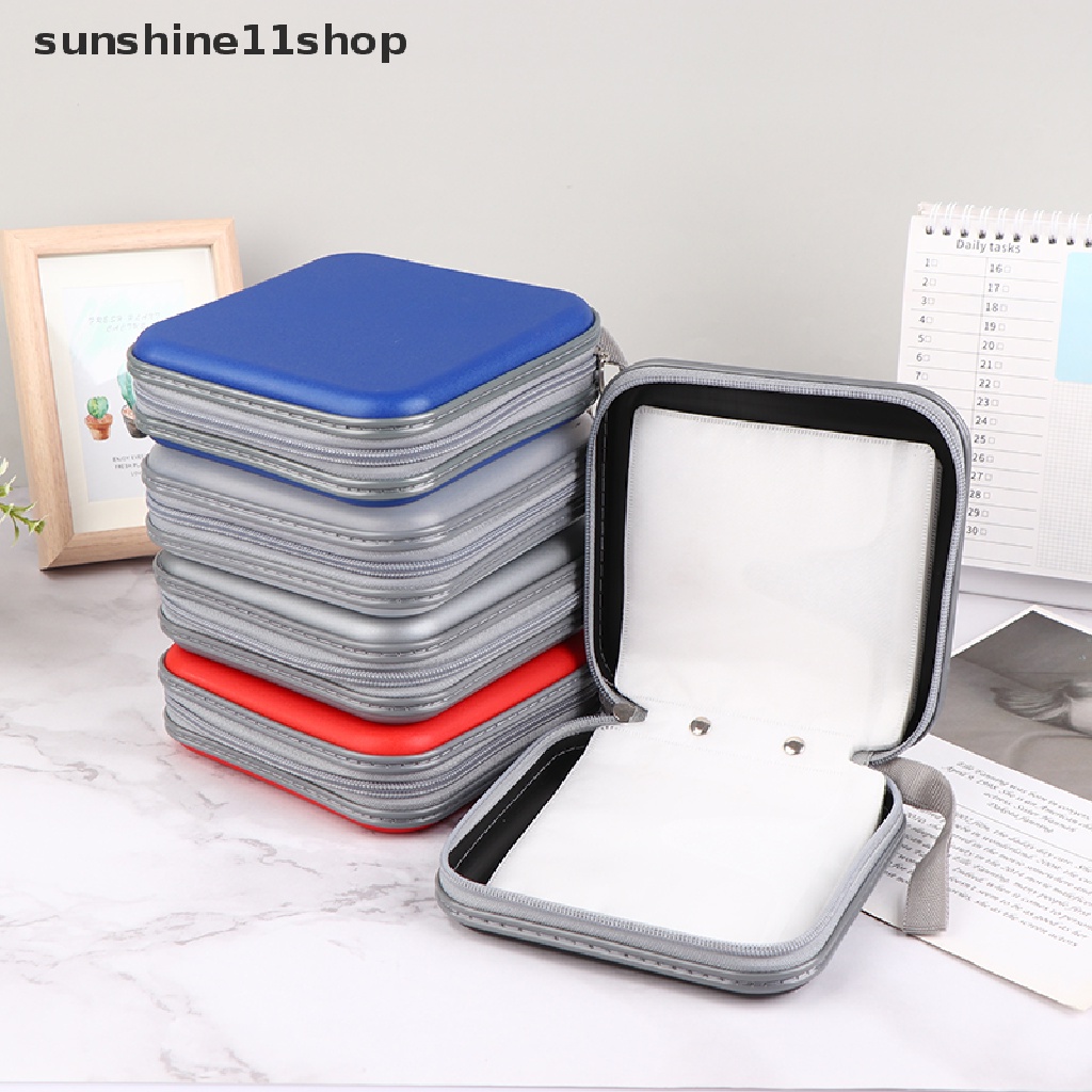 Sho 1Pc CD Case Portable Anti Air Paket CD Kompresi 40disk CD Packing Box N