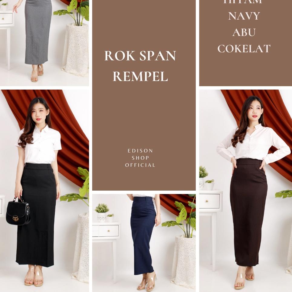 TERMURAH Rok Panjang Kerja Wanita Kantor / Rok Span Kerja Wanita / Rok Span Panjang Kantor Wanita / 