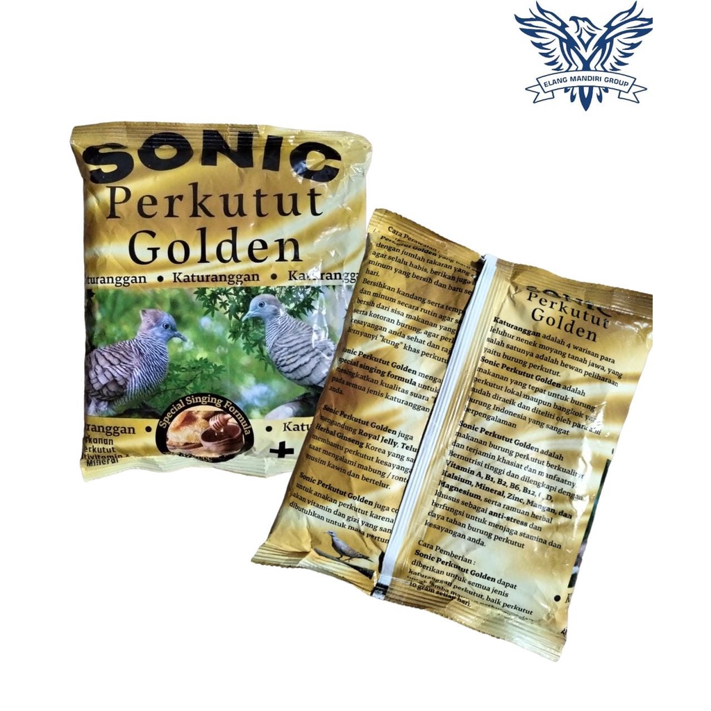 Pakan Burung Perkutut SONIC GOLDEN