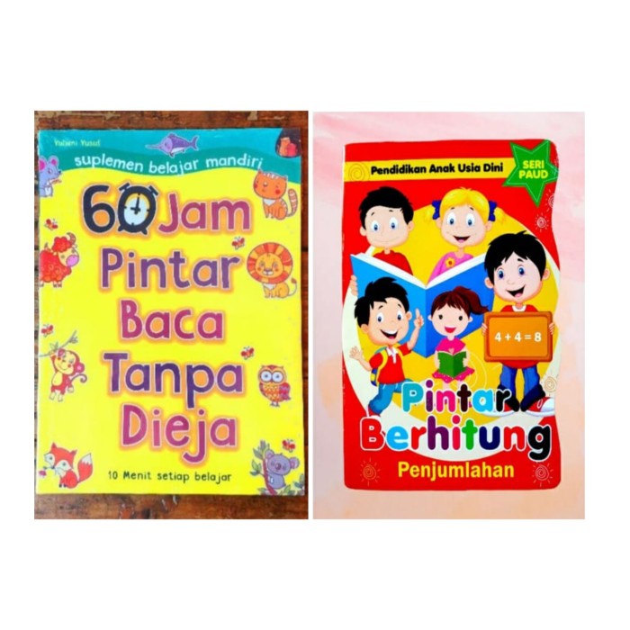 

Paket 2 Buku 60 Jam Pintar Baca Tanpa Dieja - Pintar Berhitung