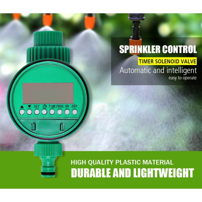Sprinkler Timer Kran Air Taman Otomatis Lcd/Sprinkler Timer Battery Controller