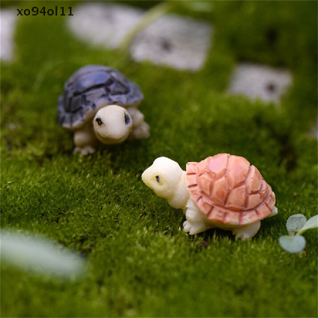 Xo 10pcs Miniatur Kura Peri Taman Lanskap Dekorasi Rumah Boneka OL