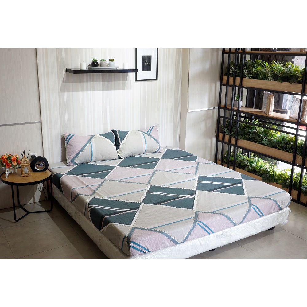 Idola Style Veronica Sprei 100 / 120 Micro Print Tinggi 20 cm MP-8021