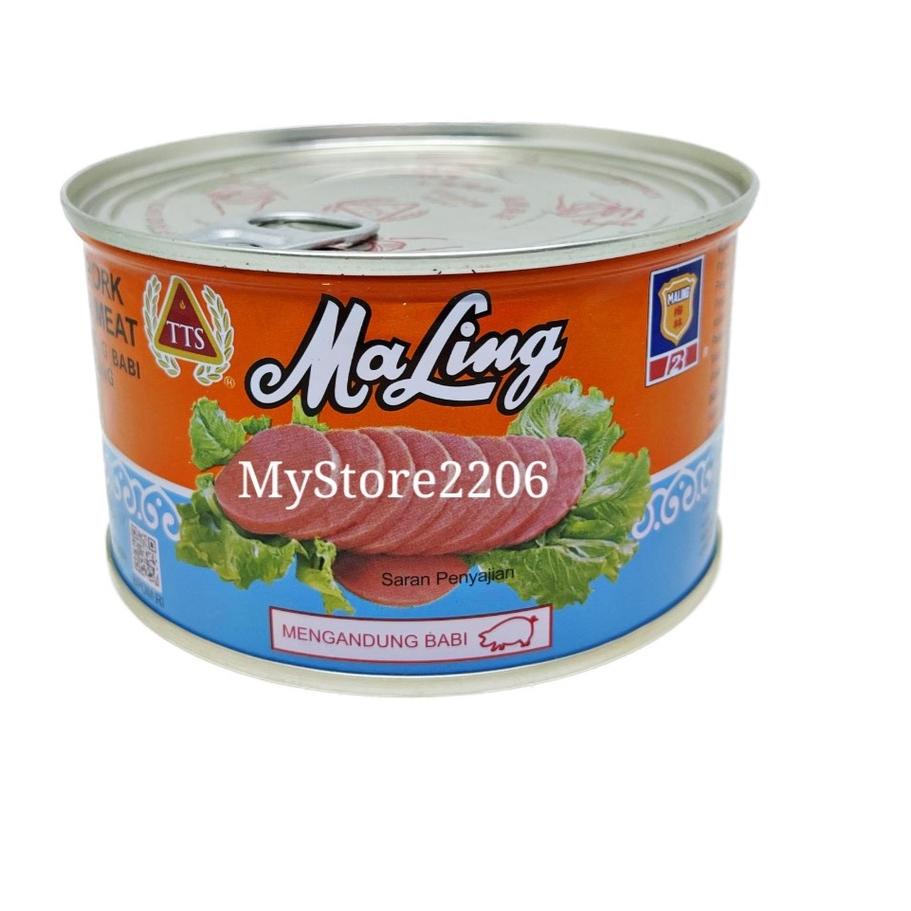 

✱ Daging HAM MaLing merek TTS / HAM MaLing ukuran besar (397 gram) / Maling Canned Pork Luncheon Meat ✰