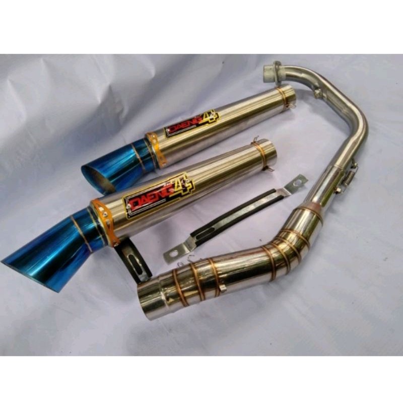 Knalpot DAENG 4 megapro vixion satria fu Jupiter mx king sonic 150