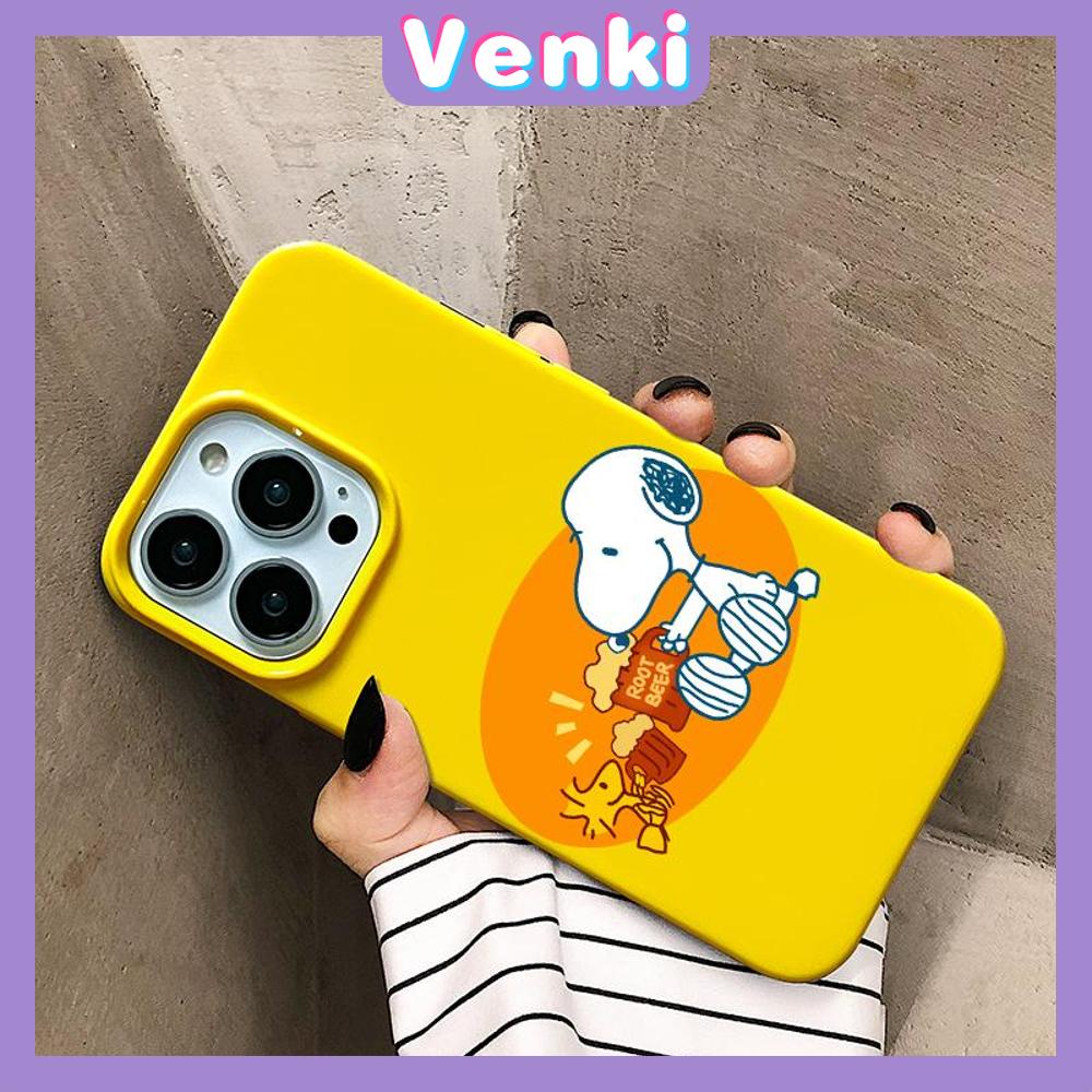 iPhone Case Soft TPU Glossy Yellow Candy Case Cute Cartoon Dog Camera Protection Shockproof For iPhone 14 13 12 11 Pro Max 7 8 Plus X XR