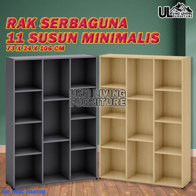 RAK BUKU 11 SUSUN RAK SERBAGUNA RSG 7 RAK 2 PINTU RAK 11 SUSUN SERBAGUNA BUKU SUCITRA RAK MINIMALIS KEBUTUHAN RUMAH RSG 7 SUSUN