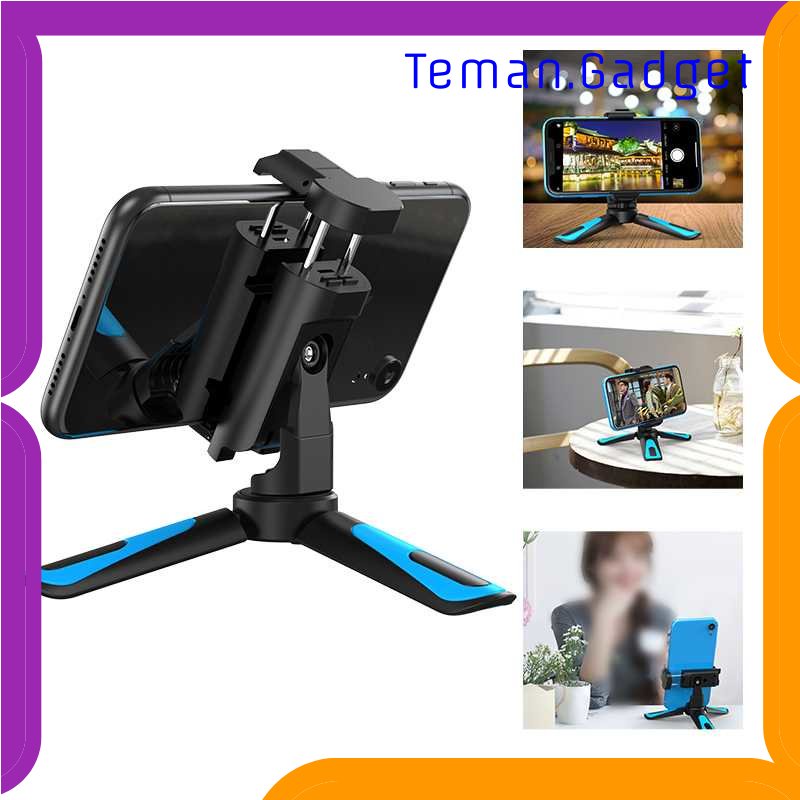 TG - KMR Mini Table Tripod + 1/4 Universal Smartphone Clip - APL-JJ08