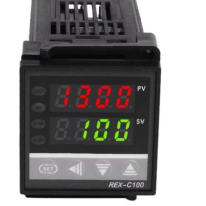 ♟ PID Rex RKG C100 Rex-C100 Output SSR 220V AC C 400C Module Modul Digital Temperature Temperatur Su