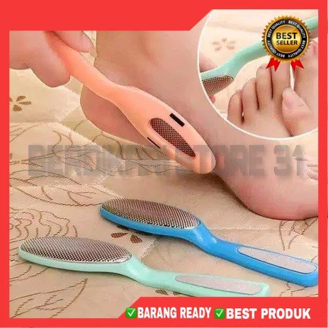 (BS)Alat Penghalus Tumit Telapak Kaki 2Step Calluses Remover Pedicure Tools Amplas Pengangkat Kulit Mati