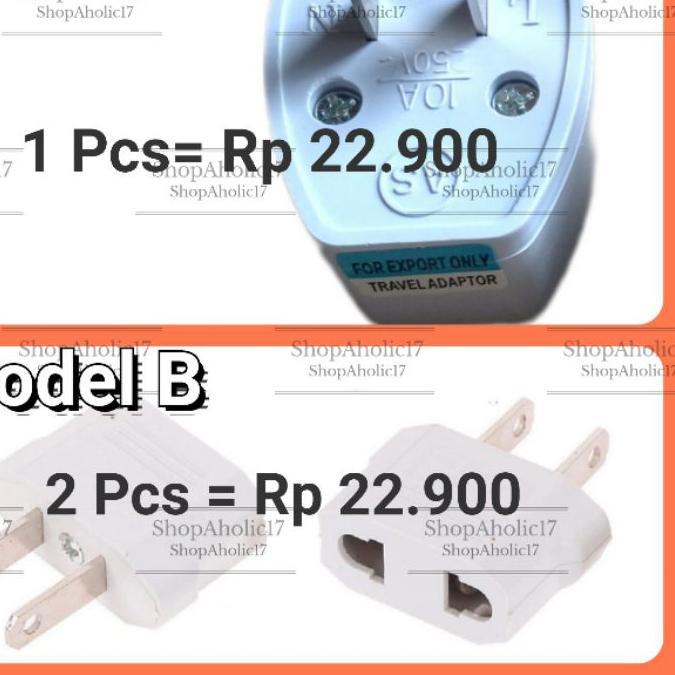 GROSIR Colokan Listrik Taiwan Jepang US Plug Adapter Over Steker grosir