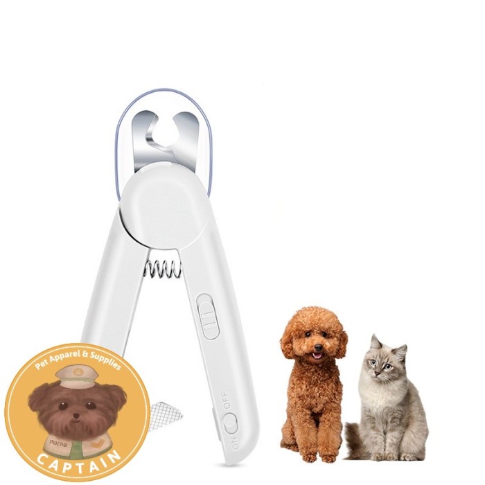 Gunting Kuku Gunting Kuku Dengan Lampu Led Nail Trimmer Anjing Kucing