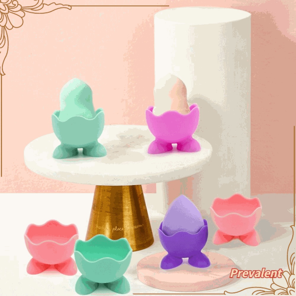 Preva Powder Puff Drying Holder Tempat Puff Anti Lembab Penyimpanan Sponge Case Beauty Pad