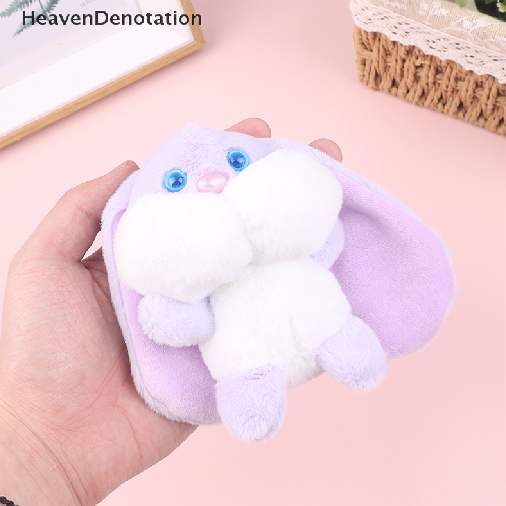 [HeavenDenotation] Gantungan Kunci Kelinci Mewah Tas Boneka Hewan Liontin Gantungan Kunci Key Rings Hadiah HDV