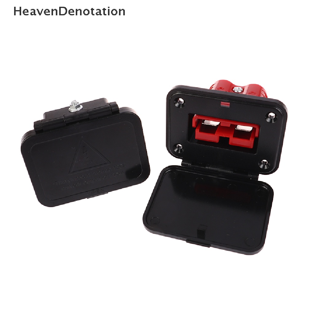 [HeavenDenotation] 120a Kompatibel Dengan Anderson Plug Kit Flush Mount Panel Dengan Penutup Untuk Caravan Connector Panel Mount Socket HDV