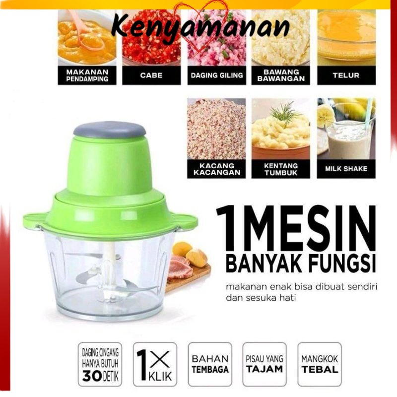 COD 850 GR BLENDER DAGING BELENDER BUMBU DAN  PENTOL  FOOD PROCESSOR MEAT GRINDER FOOD CHOPPER KAPSU