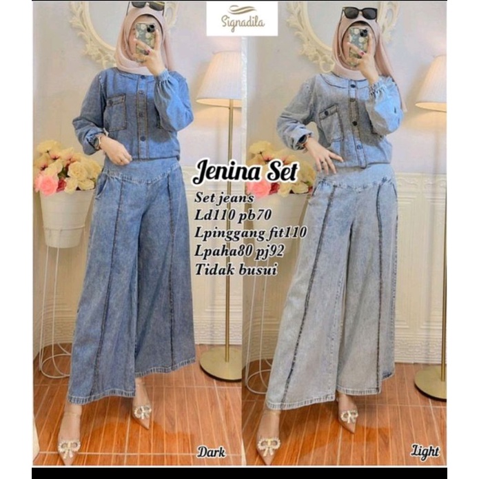 SET KULOT JEANS