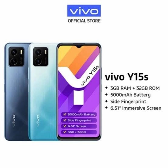 VIVO Y15S RAM 3/32GB GARANSI RESMI 1 TAHUN - WAVE GREEN