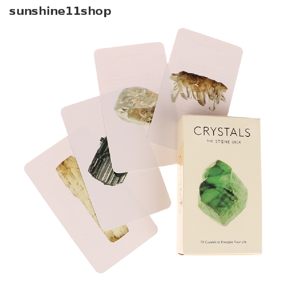 Sho Crystals tarot Cards Oracle Cards tarot Deck and Card Game high quality Kabbalis Board Game Ramalan Nasib Hiburan Pesta N