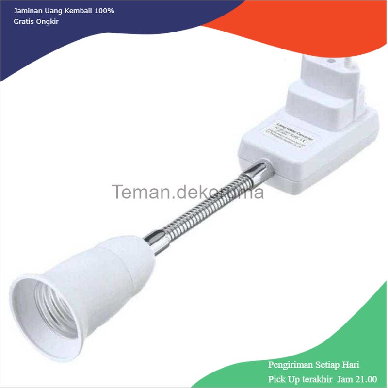 TD - LMP MING&amp;BEN Fitting Lampu Bohlam Adjustable EU Plug 240V E27 with Switch - SN3851